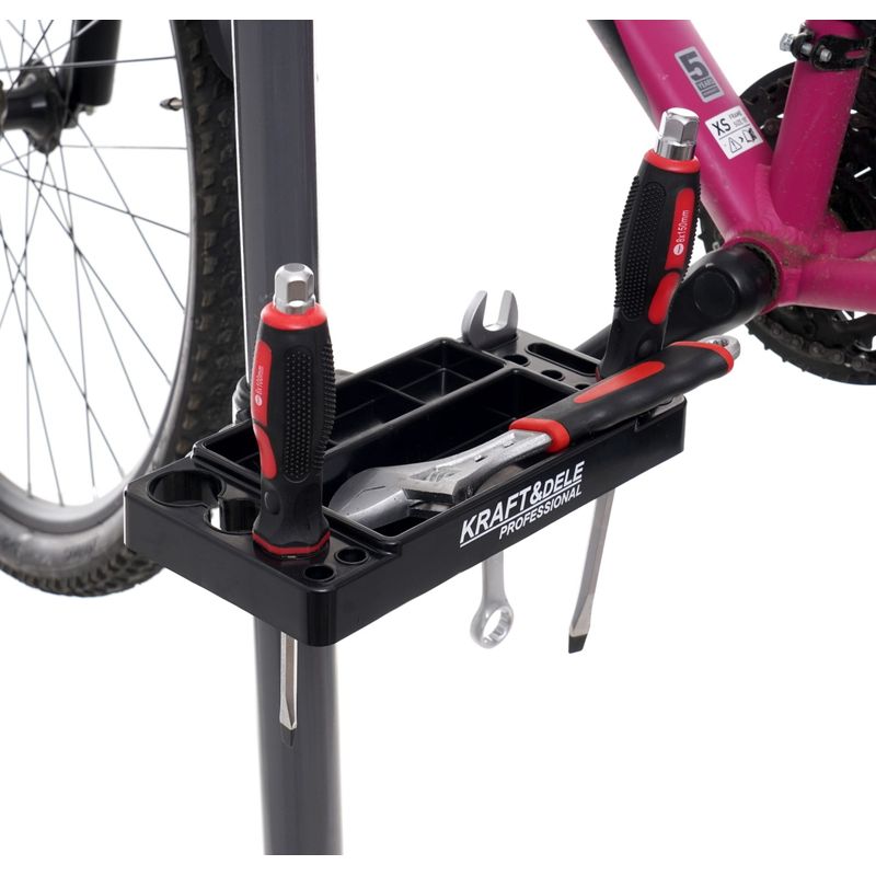 Sport si Outdoor - Ciclism - Accesorii pentru biciclete - Articole vulcanizare biciclete - Suport reglabil pentru service bicicleta 105-143 cm– XR11252 - Infinity.ro