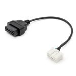 Auto si Moto - Reparatii si depanare - Sisteme de diagnoza - Cablu obdii cu 12 de pini la 16 pini pentru model tesla x si model s 2012 / 2015 - Infinity.ro