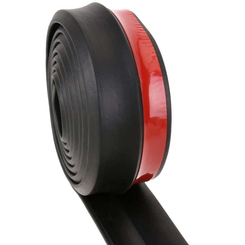 Auto si Moto - Piese auto si accesorii - Caroserie - Ornamente exterior auto - Banda Protectie Spoiler, Bara Tuning Auto Universala din Cauciuc, Neagra, 2.5 M - Infinity.ro