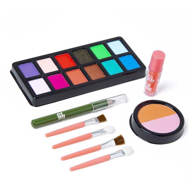 Jucarii, Copii si Bebe - Jucarii si jocuri - Jucarii de rol - Frumusete, bijuterii si accesorii fetite - Set machiaj pentru fetite, 8 piese, Grafix R03-0088 - Infinity.ro