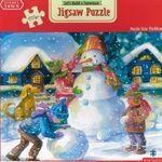 Jucarii, Copii si Bebe - Jucarii si jocuri - Jocuri si puzzle - Puzzle - Puzzle Tinsel Town - Om de zapada, 1000 piese, 73 x 48 cm, RMS R01-1285-SNOWMAN - Infinity.ro