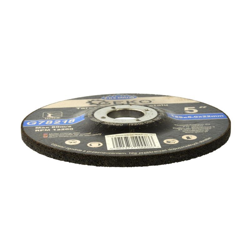 Casa si Gradina - Constructii - Scule electrice si accesorii - Accesorii polizare si slefuire - Disc pentru slefuit, GEKO PREMIUM, 125x6mm, G78218 - Infinity.ro