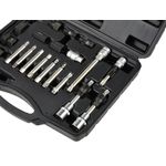 Casa si Gradina - Constructii - Scule electrice si accesorii - Accesorii polizare si slefuire - Set chei pentru asamblare/demontare alternator, 24 piese, Geko G02781 - Infinity.ro