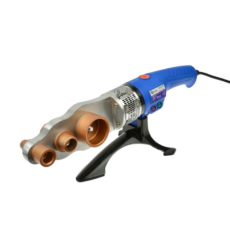 Casa si Gradina - Constructii - Scule electrice si accesorii - Pistoale de lipit - Set masina de sudat tevi termoplastice Premium GEKO G81033 - Infinity.ro