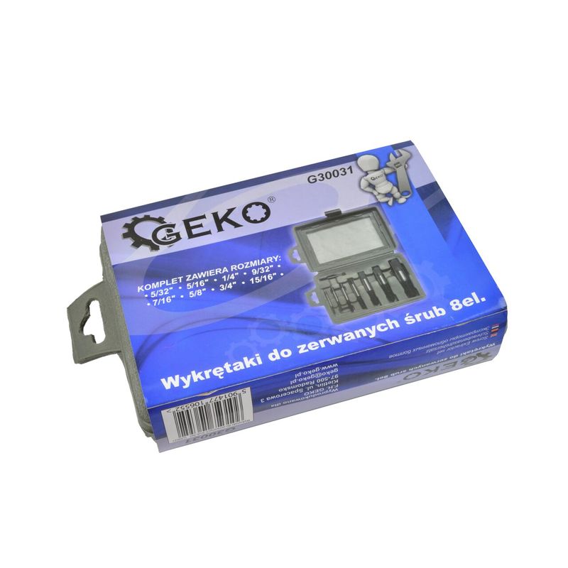 Casa si Gradina - Constructii - Scule electrice si accesorii - Seturi si accesorii pentru gaurit si insurubat - Set de tarozi 8 piese, GEKO G30031 - Infinity.ro