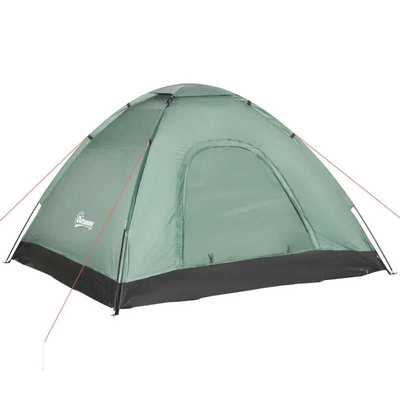 Sport si Outdoor - Camping - Corturi camping - Cort camping, 2 persoane, cu geanta, verde, 206x185x120 cm - Infinity.ro