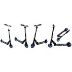 Sport si Outdoor - Role, trotinete si skateboard - Trotinete copii - Trotineta pliabila cu roti de 145 mm R-Sport H7 - Negru - Albastru - Infinity.ro