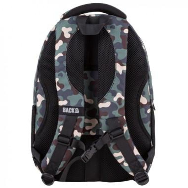 Carti si Birotica - Rechizite - Rucsacuri si genti scolare - Ghiozdan ergonomic de copii pentru scoala, BackUP, 4 compartimente, model camuflaj PLB4A97 - Infinity.ro