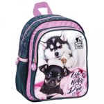 Carti si Birotica - Rechizite - Rucsacuri si genti scolare - Ghiozdan ergonomic de fetite pentru gradinita, Derform, 2 compartimente, model Catelusi PL11CF38 - Infinity.ro