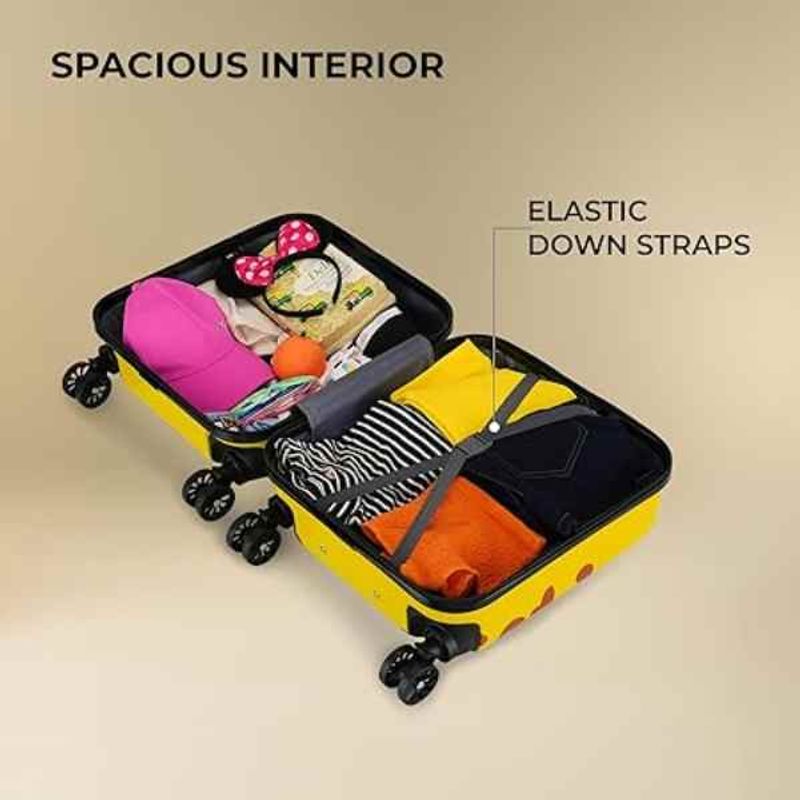 Carti si Birotica - Rechizite - Rucsacuri si genti scolare - Troler Mercaton pentru Copii, Model Girafa 3d, Policarbonat, Roti Pivotante, Incuietoare cu Cifru, Captusit, 35 X 25 X 4 - Infinity.ro