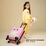 Carti si Birotica - Rechizite - Rucsacuri si genti scolare - Troler Mercaton pentru Copii, Model Pisicuta 3d, Policarbonat, Roti Pivotante, Incuietoare cu Cifru, Captusit - Infinity.ro