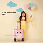 Carti si Birotica - Rechizite - Rucsacuri si genti scolare - Troler Mercaton pentru Copii, Model Pisicuta 3d, Policarbonat, Roti Pivotante, Incuietoare cu Cifru, Captusit - Infinity.ro