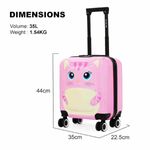 Carti si Birotica - Rechizite - Rucsacuri si genti scolare - Troler Mercaton pentru Copii, Model Pisicuta 3d, Policarbonat, Roti Pivotante, Incuietoare cu Cifru, Captusit - Infinity.ro