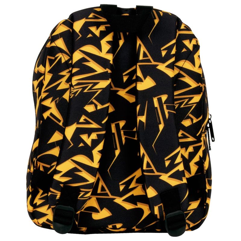 Carti si Birotica - Rechizite - Rucsacuri si genti scolare - Ghiozdan Derform, colectia Action, galben cu modele, 36x27x16cm, PLB6F42 - Infinity.ro