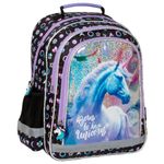 Carti si Birotica - Rechizite - Rucsacuri si genti scolare - Ghiozdan pentru fetite, Derform Unicorn, cu 3 compartimente, PL15BJR15, 38x28x18 cm - Infinity.ro