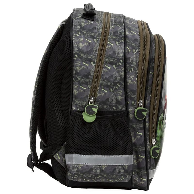 Carti si Birotica - Rechizite - Rucsacuri si genti scolare - Ghiozdan ergonomic de baieti pentru scoala, Derform, 3 compartimente, model Dinozauri PL15BDN18 - Infinity.ro