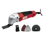 Casa si Gradina - Constructii - Scule electrice si accesorii - Scule multifunctionale si accesorii - Unealta multifunctionala oscilanta, Raider, RD-OMT03, 300W, 230V/50Hz, 10000-18500rpm + accesorii si geanta - Infinity.ro