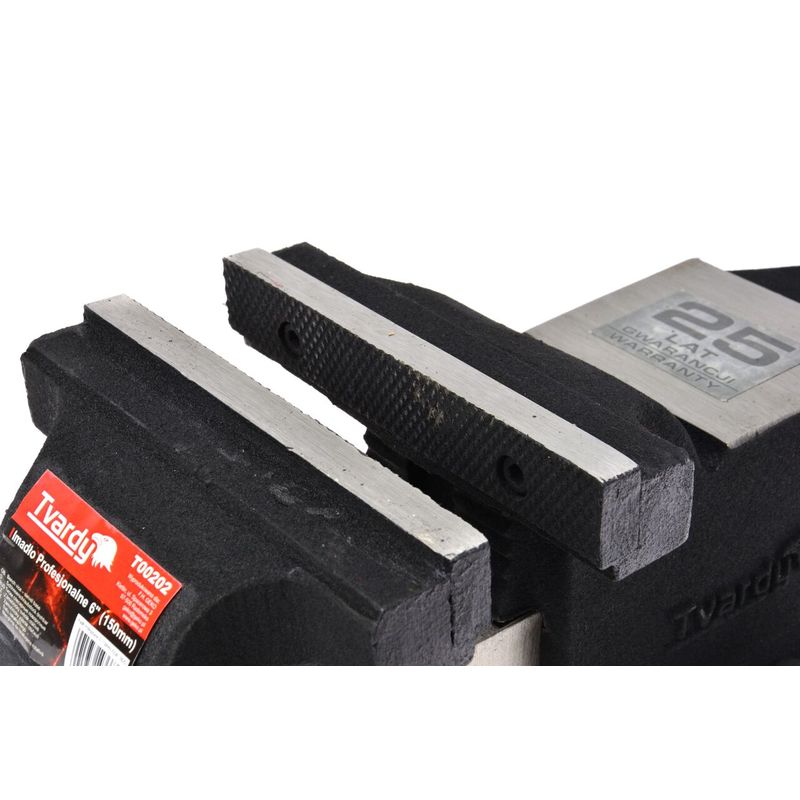 Casa si Gradina - Constructii - Scule electrice si accesorii - Menghine si cleme fixare - Menghina profesionala,  6" (150mm) 25GW, Tvardy T00202 - Infinity.ro