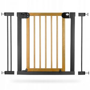 Poarta siguranta 76-104 cm Nukido - Metal + Lemn