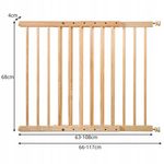 Casa si Gradina - Mobilier - Mobilier copii - Sisteme de siguranta - Poarta, grilaj, de siguranta, protectie copii, Isotrade, lemn, 66x117x68 cm - Infinity.ro