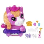 Jucarii, Copii si Bebe - Jucarii si jocuri - Jucarii & jocuri educative - Jucarii interactive - Polly Pocket Set Gentuta Animalut Ponei La Rodeo Cu Accesorii - Infinity.ro