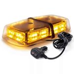 Auto si Moto - Piese auto si accesorii - Caroserie - Faruri, stopuri si proiectoare - Lampa girofar cu magneti, LED, 12V, functii stroboscop - Infinity.ro