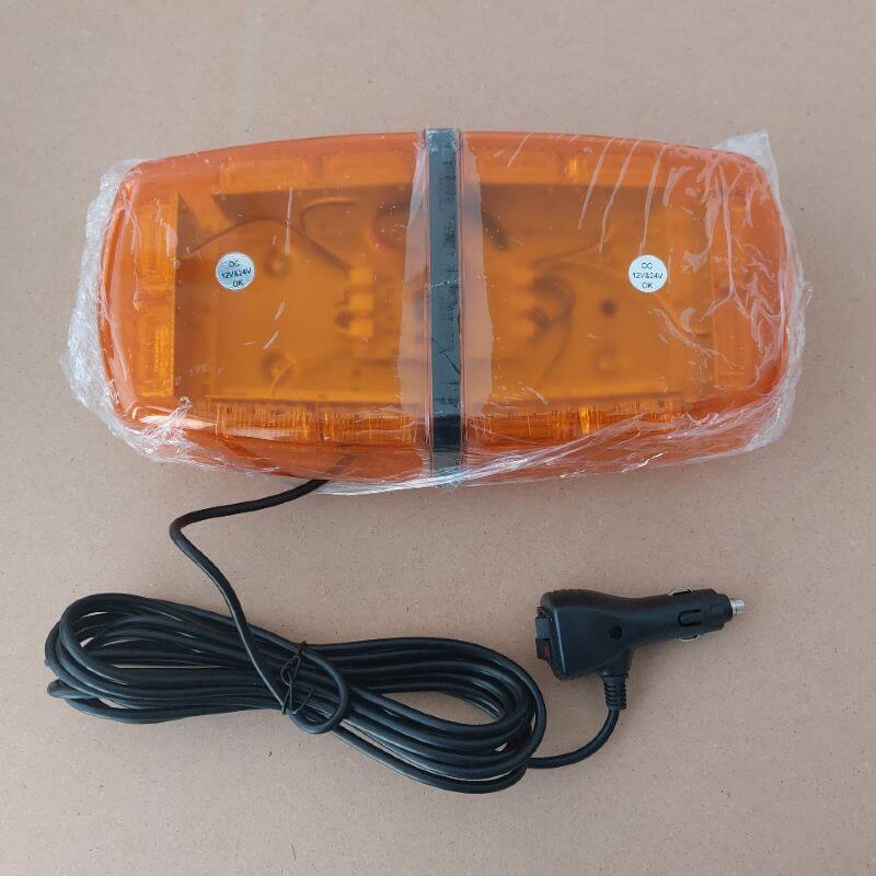 Auto si Moto - Piese auto si accesorii - Caroserie - Faruri, stopuri si proiectoare - Lampa girofar cu magneti, LED, 12V, functii stroboscop - Infinity.ro