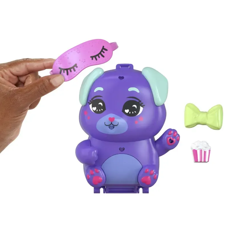 Jucarii, Copii si Bebe - Jucarii si jocuri - Jucarii & jocuri educative - Jucarii interactive - Polly Pocket Set Gentuta Animalut Catelus In Pijama Cu Accesorii - Infinity.ro