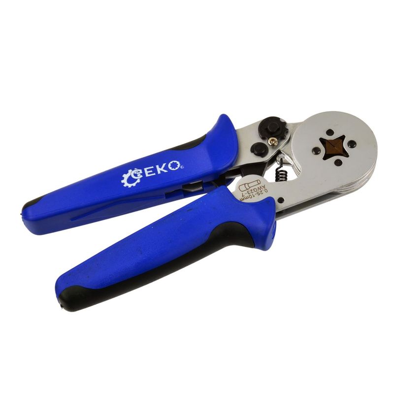 Casa si Gradina - Constructii - Scule de mana si unelte - Clesti si patenti - Cleste sertizat conectori 0.25-10mm, Geko G01772 - Infinity.ro