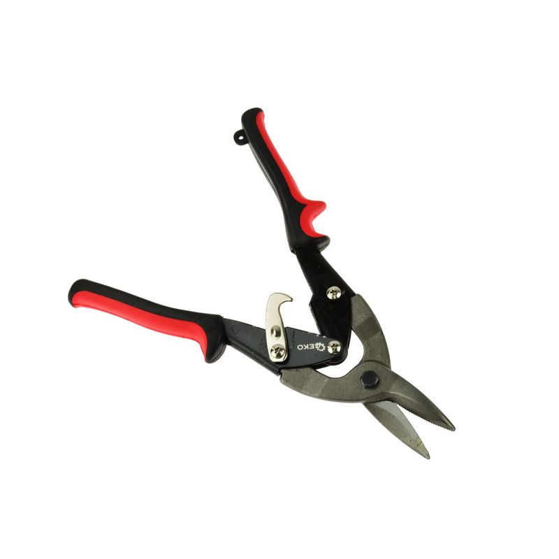 Casa si Gradina - Constructii - Scule de mana si unelte - Clesti si patenti - Foarfeca pentru tabla STRAIGHT 10" cu maner izolat, GEKO G01367 - Infinity.ro