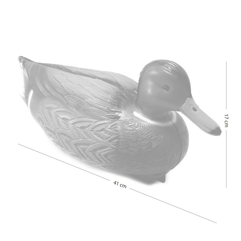 Casa si Gradina - Gradina si terasa - Decoratiuni exterior - Ornamente gradina - Decoratiune gradina/apa, plutitoare, plastic, ratoi, 19x41x17 cm - Infinity.ro