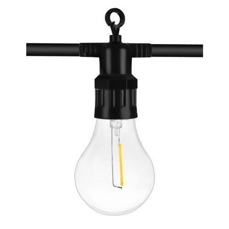 Casa si Gradina - Gradina si terasa - Decoratiuni exterior - Ornamente gradina - Ghirlanda tip sirag de becuri, 20 LED, 220-240V, IP44, 6 cm, 10 m - Infinity.ro