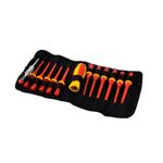 Casa si Gradina - Constructii - Scule de mana si unelte - Surubelnite - Set 13 piese surubelnite electrician, trusa textil, capete interschimbabile, Topmaster Proffesional - Infinity.ro