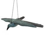 Casa si Gradina - Gradina si terasa - Decoratiuni exterior - Ornamente gradina - Decoratiune gradina, plastic, corb zburator, 80x45x11 cm - Infinity.ro