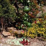 Casa si Gradina - Gradina si terasa - Decoratiuni exterior - Ornamente gradina - Decoratiune gradina, metalica, greiere cu vioara, 27x17x68 cm - Infinity.ro