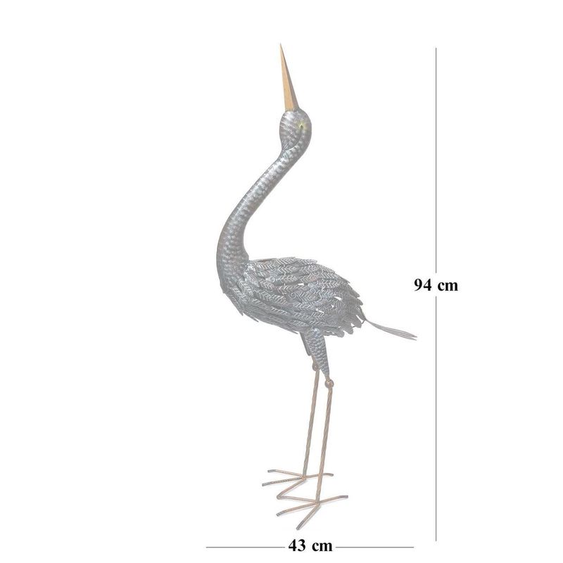 Casa si Gradina - Gradina si terasa - Decoratiuni exterior - Ornamente gradina - Decoratiune gradina, metalica, cocor, 18x43x94 cm - Infinity.ro