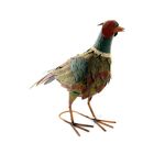 Casa si Gradina - Gradina si terasa - Decoratiuni exterior - Ornamente gradina - Decoratiune gradina, metalica, fazan, 54.5x16.5x39.5 cm - Infinity.ro