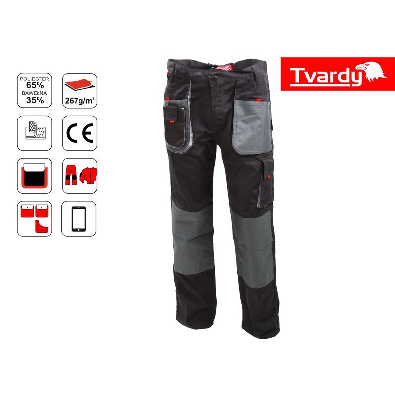 Casa si Gradina - Constructii - Echipamente de lucru - Imbracaminte protectia muncii - Pantaloni de lucru TVARDY, marimea M - Infinity.ro