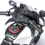 Jucarii, Copii si Bebe - Jucarii si jocuri - Jucarii de exterior - Masinute si vehicule pentru copii - Motocicleta de Politie electrica pe baterii JoyNest®, 6km/h, pentru copii 3-7ani - Infinity.ro