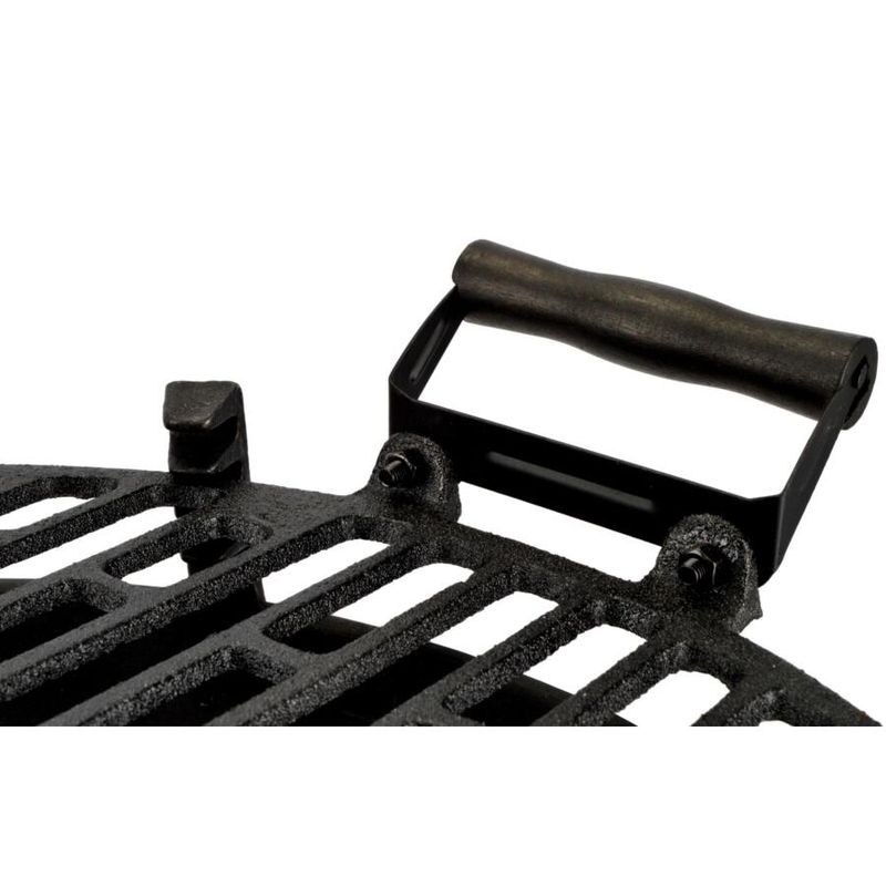 Casa si Gradina - Gradina si terasa - Gratare si accesorii - Gratare de gradina - Gratar gradina cu carbuni, grill rotund, fonta, 35 cm, Perfect Home - Infinity.ro