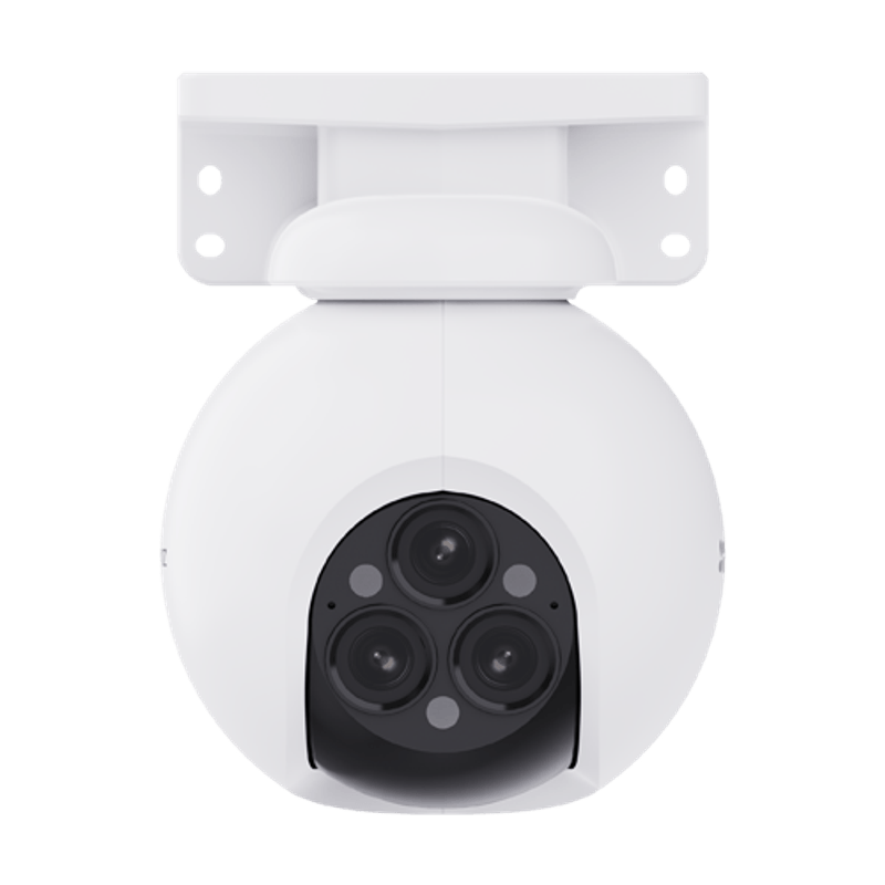 Casa si Gradina - Electrice - Smart Home - Camere de supraveghere - Camera IP Pan&Tilt, Wi-Fi, 3 lentile, 4MP, Audio bidirectional, IR 30m, Color 24/7, Alarma - EZVIZ CS-H80f(3x4MP) - Infinity.ro