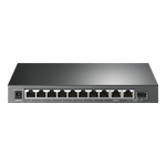 PC, gaming si accesorii - Retelistica - Switch-uri - Switch-uri cu management - Switch 8 porturi PoE+ Gigabit, 1 x RJ45 Gigabit, 1 x Combo SFP/RJ45 Gigabit, Managed - TP-Link TL-SG1210MPE - Infinity.ro