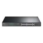 PC, gaming si accesorii - Retelistica - Switch-uri - Switch-uri cu management - Switch 16 porturi PoE+ Gigabit, 2 porturi RJ45 Gigabit, 2 x Combo SFP Gigabit, Managed - TP-Link TL-SG1218MPE - Infinity.ro