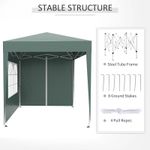 Casa si Gradina - Gradina si terasa - Umbrele si pavilioane - Pavilioane - Pavilion pentru camping, cadru metalic, 4 pereti, pliabil, verde, 2x2x2.4 m - Infinity.ro