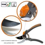 Casa si Gradina - Gradinarit si plante - Unelte gradinarit - Foarfeci gradinarit - Foarfeca gradina, tip bypass, profesionala, teflon, otel japonez SK5, 20 cm, Richmann Exclusive - Infinity.ro