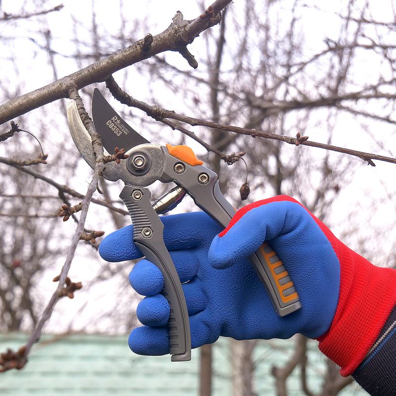 Casa si Gradina - Gradinarit si plante - Unelte gradinarit - Foarfeci gradinarit - Foarfeca gradina, tip bypass, profesionala, teflon, otel japonez SK5, 20 cm, Richmann Exclusive - Infinity.ro