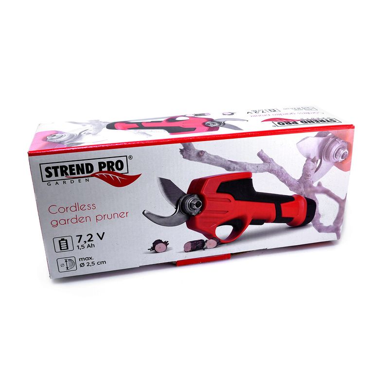 Casa si Gradina - Gradinarit si plante - Unelte gradinarit - Foarfeci gradinarit - Foarfeca electrica de gradina, cu acumulator, 1.5 Ah, 7.2 V, Strend Pro - Infinity.ro