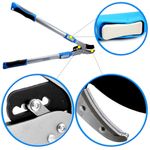 Casa si Gradina - Gradinarit si plante - Unelte gradinarit - Foarfeci gradinarit - Foarfeca crengi, tip nicovala, cu clichet, maner aluminiu telescopic, 73.3 cm, Aquacraft - Infinity.ro