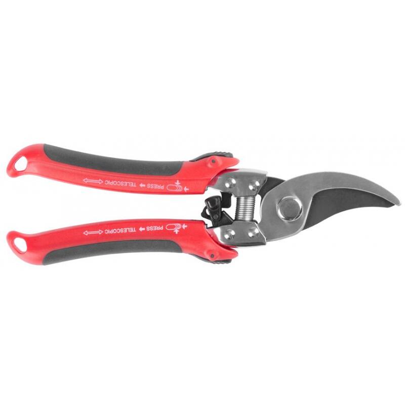 Casa si Gradina - Gradinarit si plante - Unelte gradinarit - Foarfeci gradinarit - Foarfeca gradina, tip bypass, maner telescopic, 23-30 cm, Strend Pro - Infinity.ro