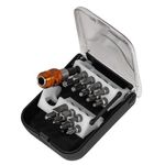 Casa si Gradina - Constructii - Scule de mana si unelte - Surubelnite - Set varfuri, biti, adaptor magnetic, 17 buc, 25 mm, Richmann Exclusive - Infinity.ro